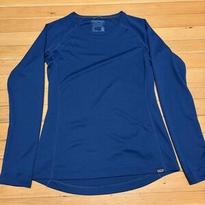 Patagonia Capilene midweight Baselayer Shirt navy blue Long Sleeve